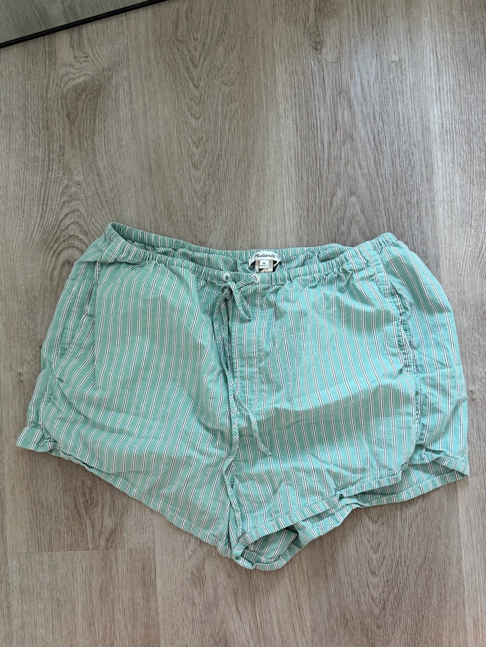 Madewell striped soft shorts